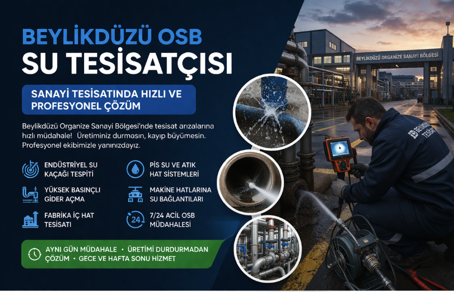 Beylikdüzü osb su tesisatçısı